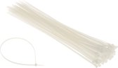 WL4 TR-W-450 tie-rip professionele kabelbinders wit 450mm 4.8mm breed van nylon 66 (100 stuks) (Set van 5 stuks)