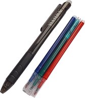 Vultera uitwisbare pen - 4 vullingen en kleuren - Voor uitwisbaar notitieboek