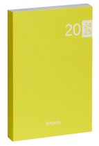Brepols agenda 2024-2025 - VENETO FLEXI - Dagoverzicht - Geel-groen - Soepel - 11.5 x 16.9 cm