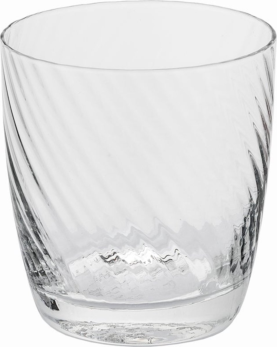 Set van 4 transparante glazen waterglazen H9