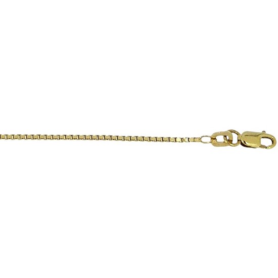 Gouden Venetiaans Ketting 1.2 mm 50 cm 14 karaats