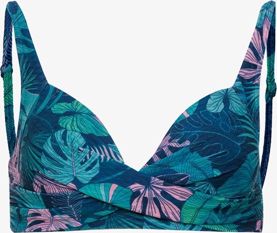 Osaga voorgevormde dames bikinitop print blauw - Maat M