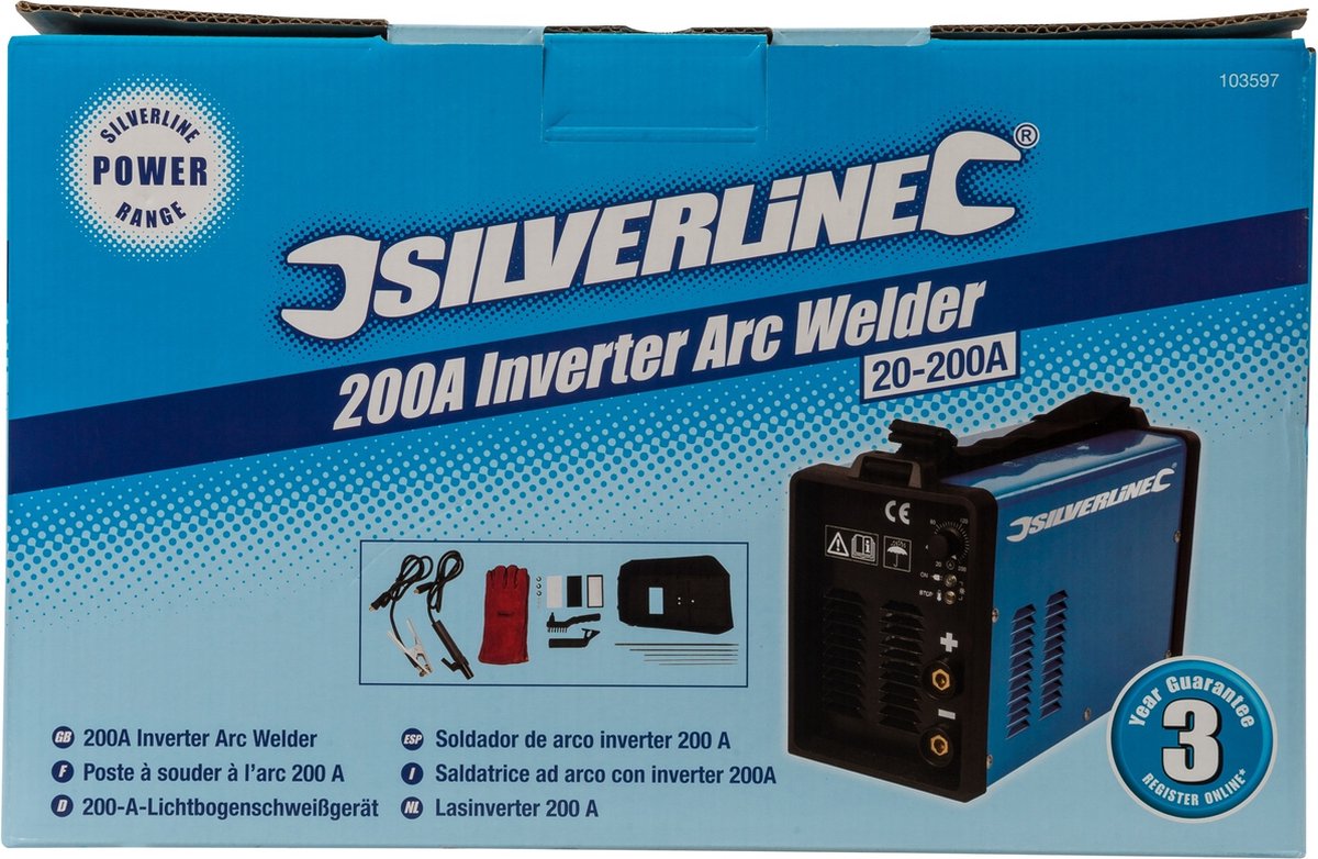 Silverline 200A Lasapparaat - elektrode – foto 6