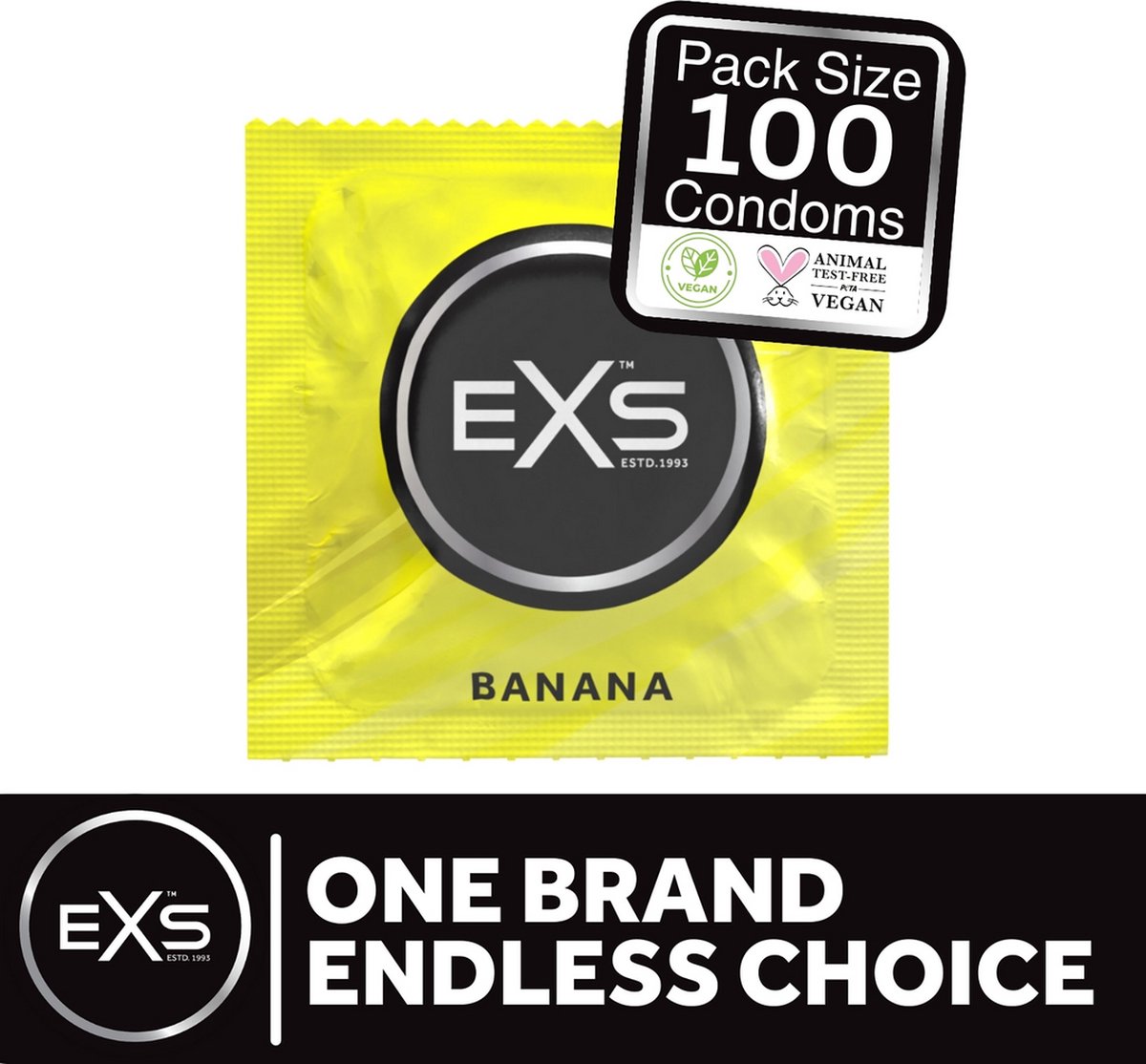 EXS Banana - Condoms - 100 Pieces
