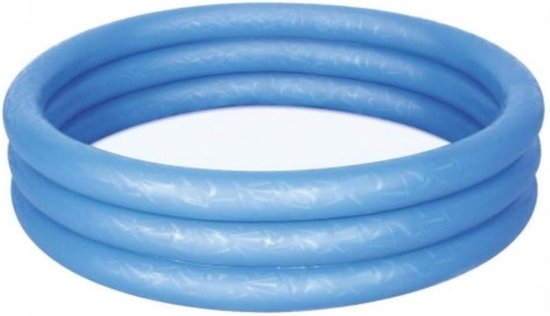 Bestway - Zwembad - 152 x 30 cm - Opblaas - 3 ringen - 282 liter - Blauw - Zwembad - Rond