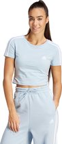 adidas Sportswear Essentials 3-Stripes T-shirt - Dames - Blauw- 2XL