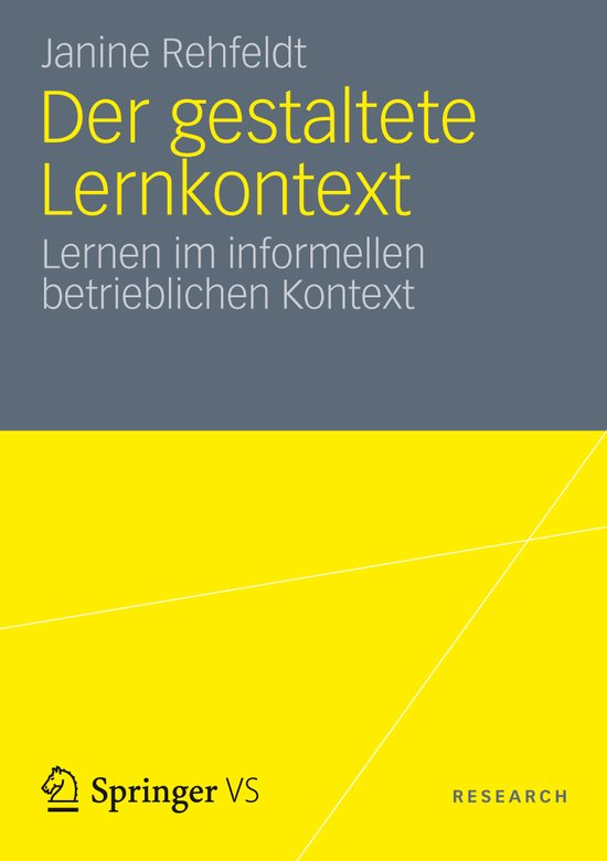 Der gestaltete Lernkontext - cover
