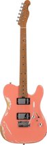 Bol.com Fazley Project P1 Flashback T Shell Pink Limited Edition elektrische gitaar met deluxe gigbag aanbieding