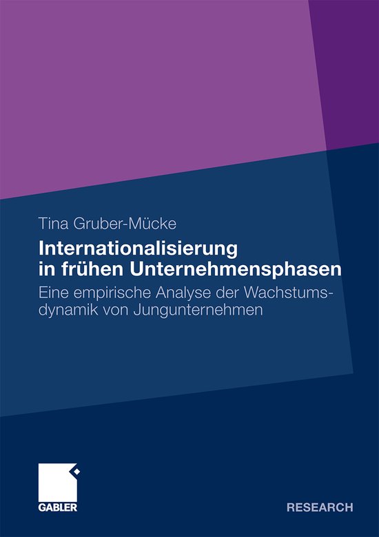 Internationalisierung in frühen Unternehmensphasen - cover