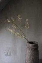 Kunsttak - rozenbottel tak - rose hips spray - kunstbloem - 123 cm - zijden tak - kunstbloemen