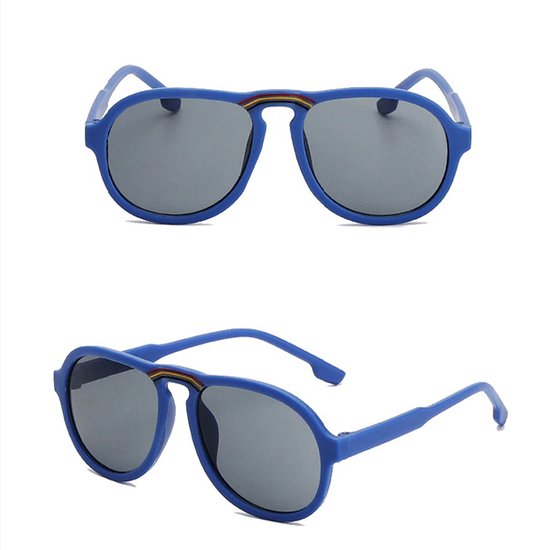 Kinderzonnebril - Zonnebril "Blauw" voor kinderen meisjes en jongens - UV400 bescherming