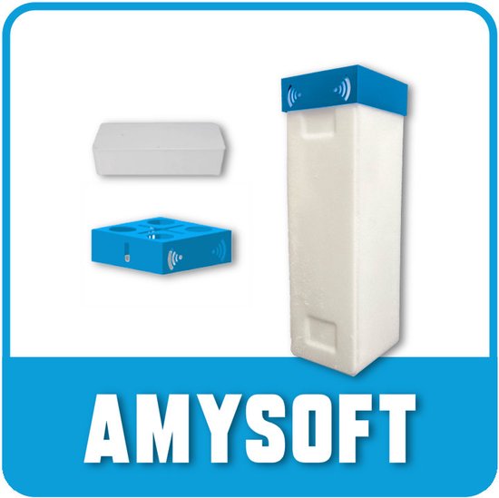 WiFi module met laag zoutniveau alarm via app voor 4kg zoutblok AmySoft waterontharder