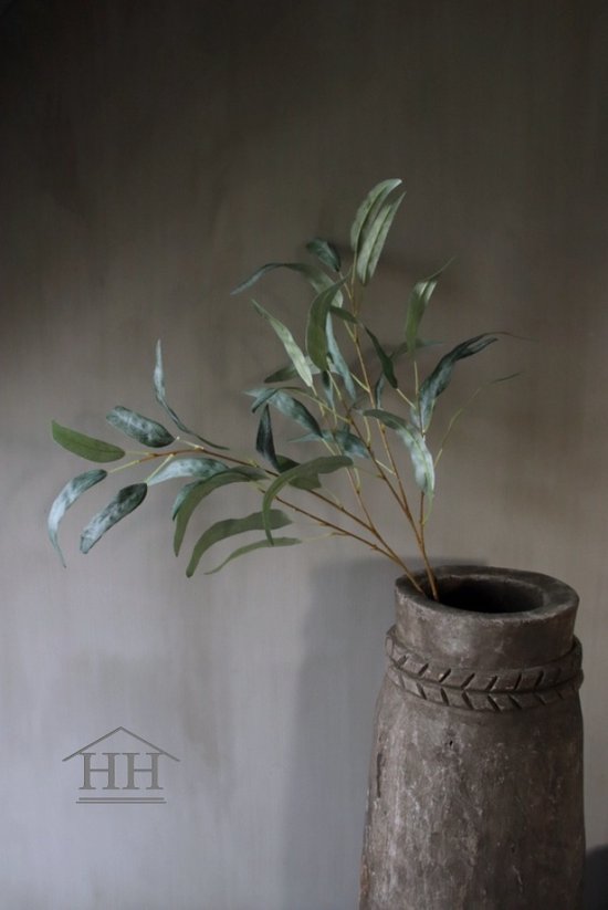 Kunsttak - eucalyptus willow spray - 95 cm - zijden tak - kunsttakken - decoratie voor binnen