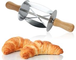 Deegsnijder - Driehoek Bakgereedschap - Keukenhulp - Deegroller Croissantjes - Roestvrij Staal