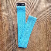 Xsiera - Élastique pour serviette - Bleu clair - Strand Knijper - Élastique pour lit de plage - Tissu Hamam