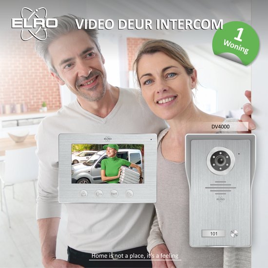 ELRO DV4000 Video Deur Intercom – 1080P Full HD Camera met nachtzicht ...