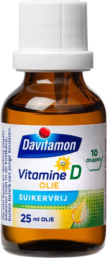 Davitamon Baby Eerste Vitamines – Vitamine D3 olie en Vitamine K Olie - 25ml + 10ml - Davitamon