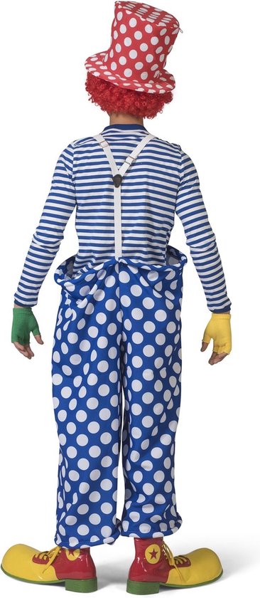 Costume de clown et bouffon | Pantalon Avec Ampoules Et Bretelles Blancs Clown Flappie Man | Taille unique | Costume de carnaval | Déguisements