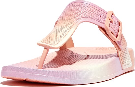 FitFlop Iqushion Tongs à boucle réglable irisée BLANC - Taille 41