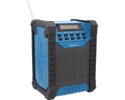 Denver Bouwradio DAB - Bluetooth - met Accu - AUX - FM - USB-C - Spatwaterdicht - WRD60 Denver Bouwradio DAB - Bluetooth - met Accu - AUX - FM - USB-C - Spatwaterdicht - WRD60