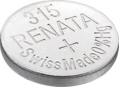 Renata 315 - SR516SW - zilveroxide knoopcel - horlogebatterij 2 (twee) stuks