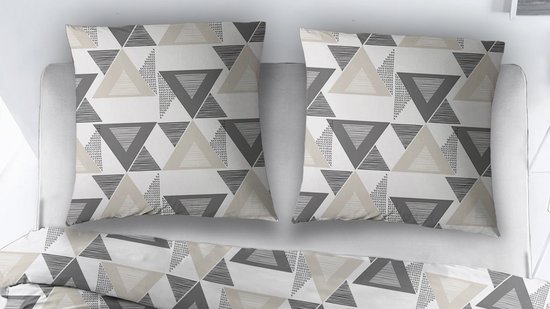 Housse de couette Snoozing Bobbie - Lits jumeaux - 240x200/220 cm - Gris