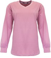 Irresistible - Mix & Match - Dames Pyjama Top - Roze - 100 % Katoen. Maat L