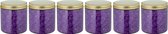 Claudius Badzout Lavendel - 300 gram - Pot met gouden deksel - set van 6 stuks