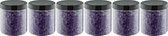 Claudius Badzout Lavendel - 300 gram - Pot met zwarte deksel - set van 6 stuks