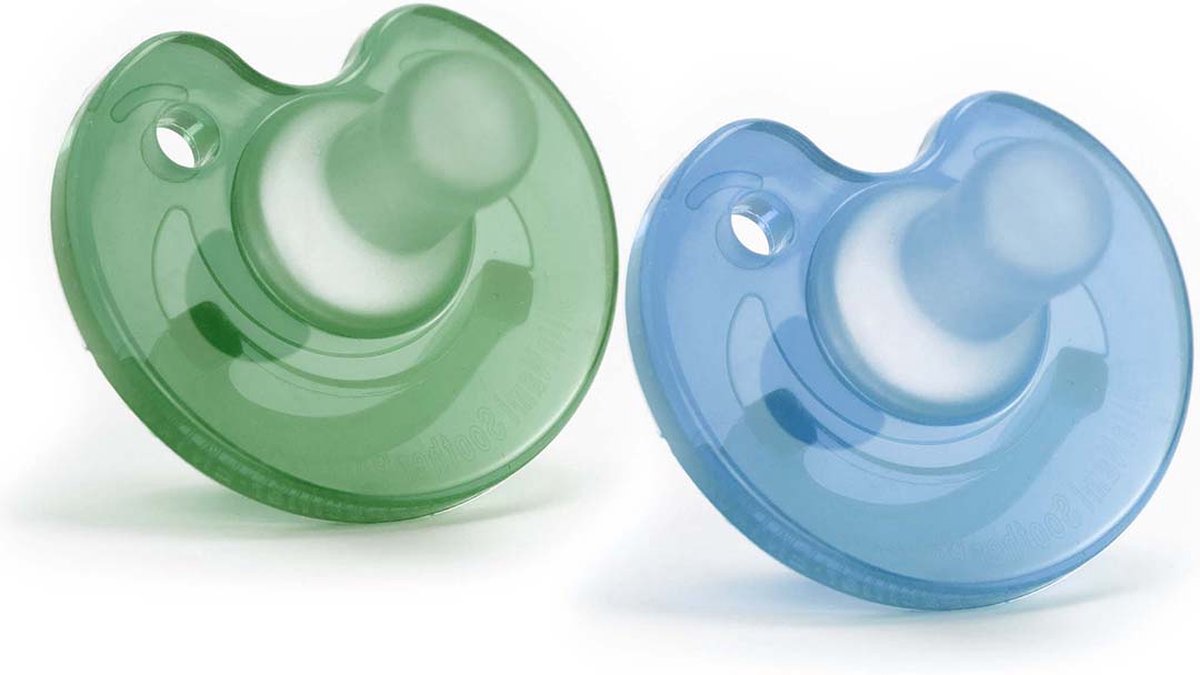 Goedkoopste MijnNami Soother Speen Duopak - 2 stuks - Lagune - Stimuleert borstvoeding - Newborn fopseen - 34w / 0-6 maanden