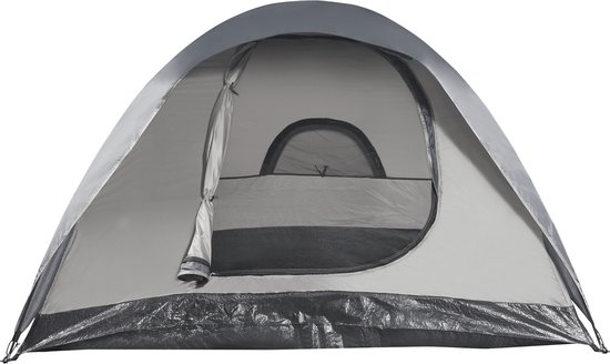 Tent Bergeijk 213x213x130 cm grijs en beige — afbeelding 2