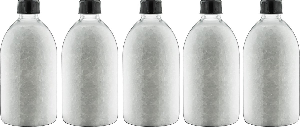 Goedkoopste Claudius Badzout No Scent No Colour - 600 gram met zwarte deksel - set van 5 stuks