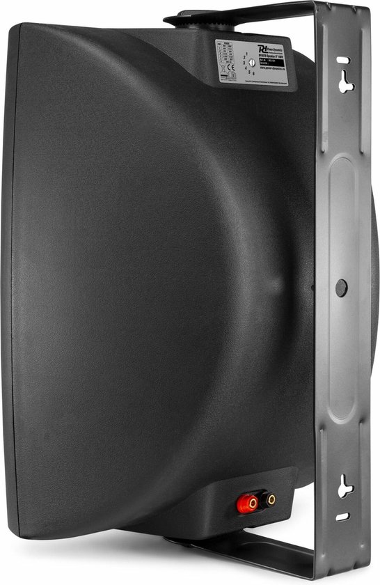 Buitenspeaker - Power Dynamics BF80TB outdoor speaker 8 inch - 50W - Ook geschikt voor 100V installaties - Zwart van Power Dynamics — afbeelding 5