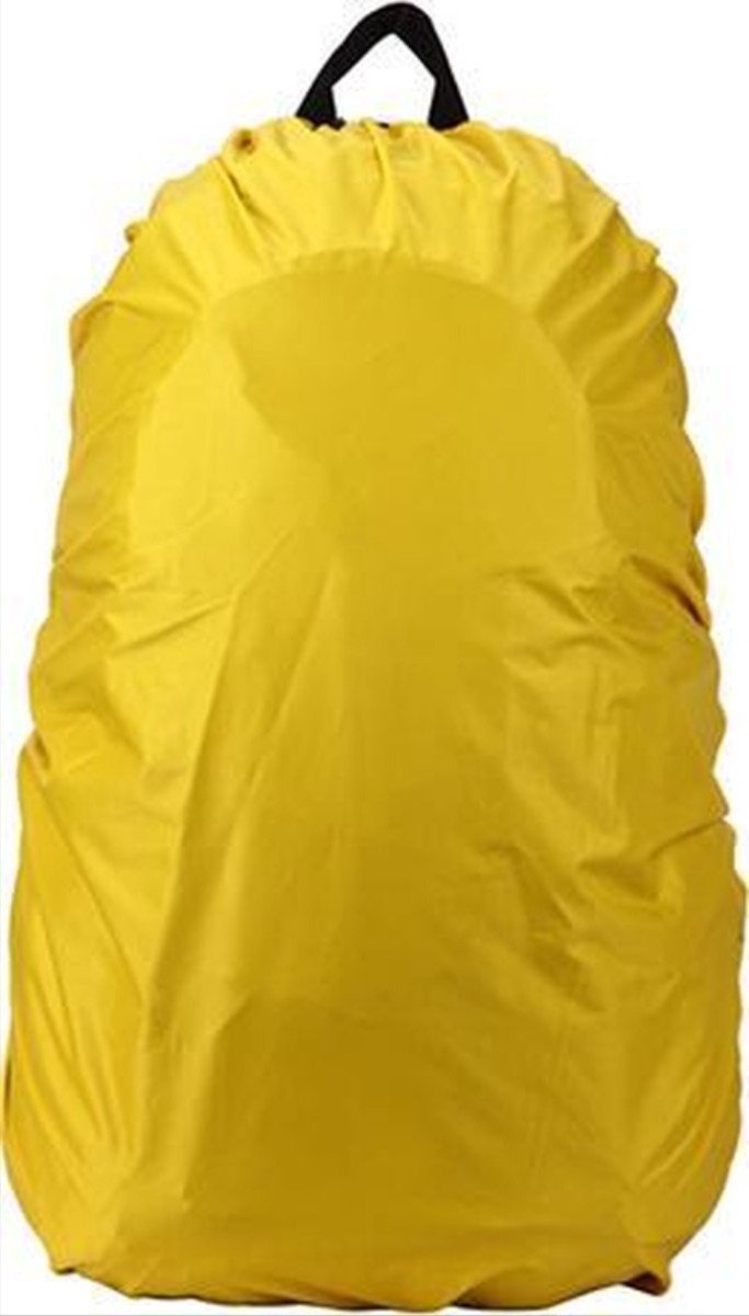*** Gele Backpack Raincover 35L- Tassenhoes - Waterafstotend - Bagcover - Rugzakhoes - Regenhoes voor Rugzak - Waterdicht - van Heble® ***