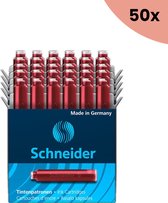 25x Inktpatronen Schneider doos a 6 stuks rood