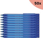 50x stylo à bille Schneider Fave M bleu