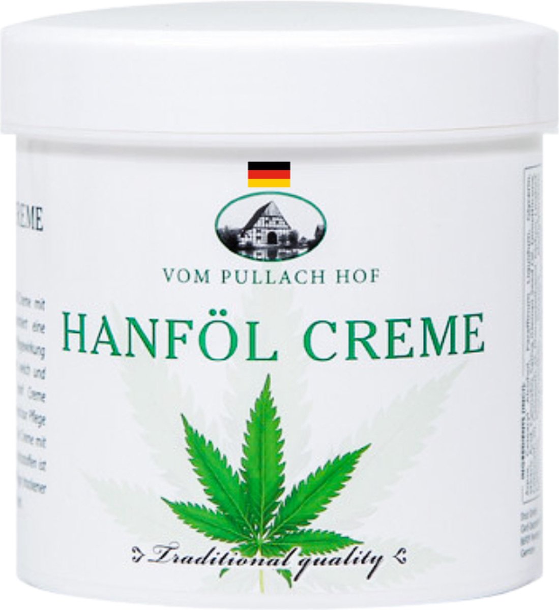 Pullach Hof Hennepolie Crème 250 ml Bodycrème Hennepcrème