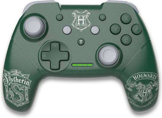 Freaks and Geeks Harry Potter Zwadderich Draadloze controller geschikt voor Switch - LED - Groen