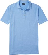 OLYMP Polo Casual - modern fit polo - lichtblauw - Maat: XL