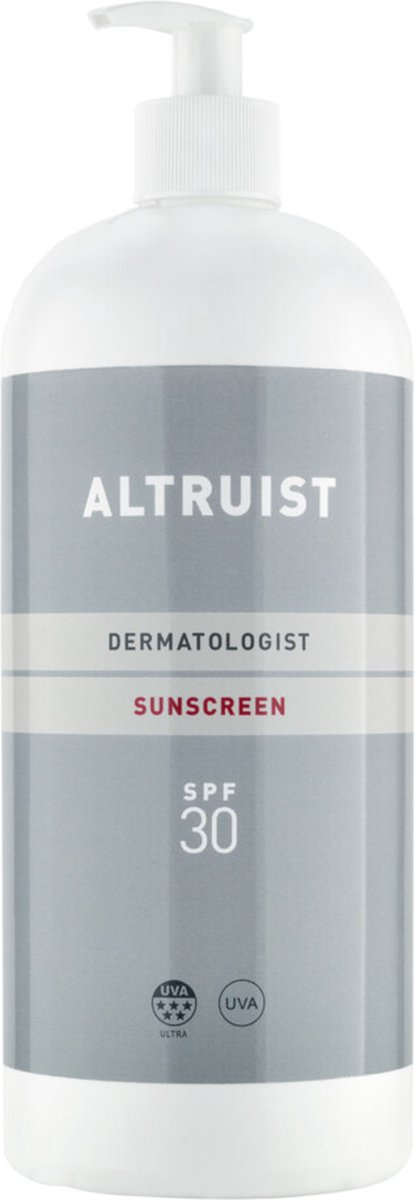 Goedkoopste 2x Altruist Zonnebrand Creme SPF 30 1000 ml