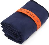 Suitable - Quick-Dry Handdoek Navy - Heren - Maat -
