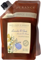 Durance - navulling vloeibare marseille zeep - Lavendel & Broom 500ml