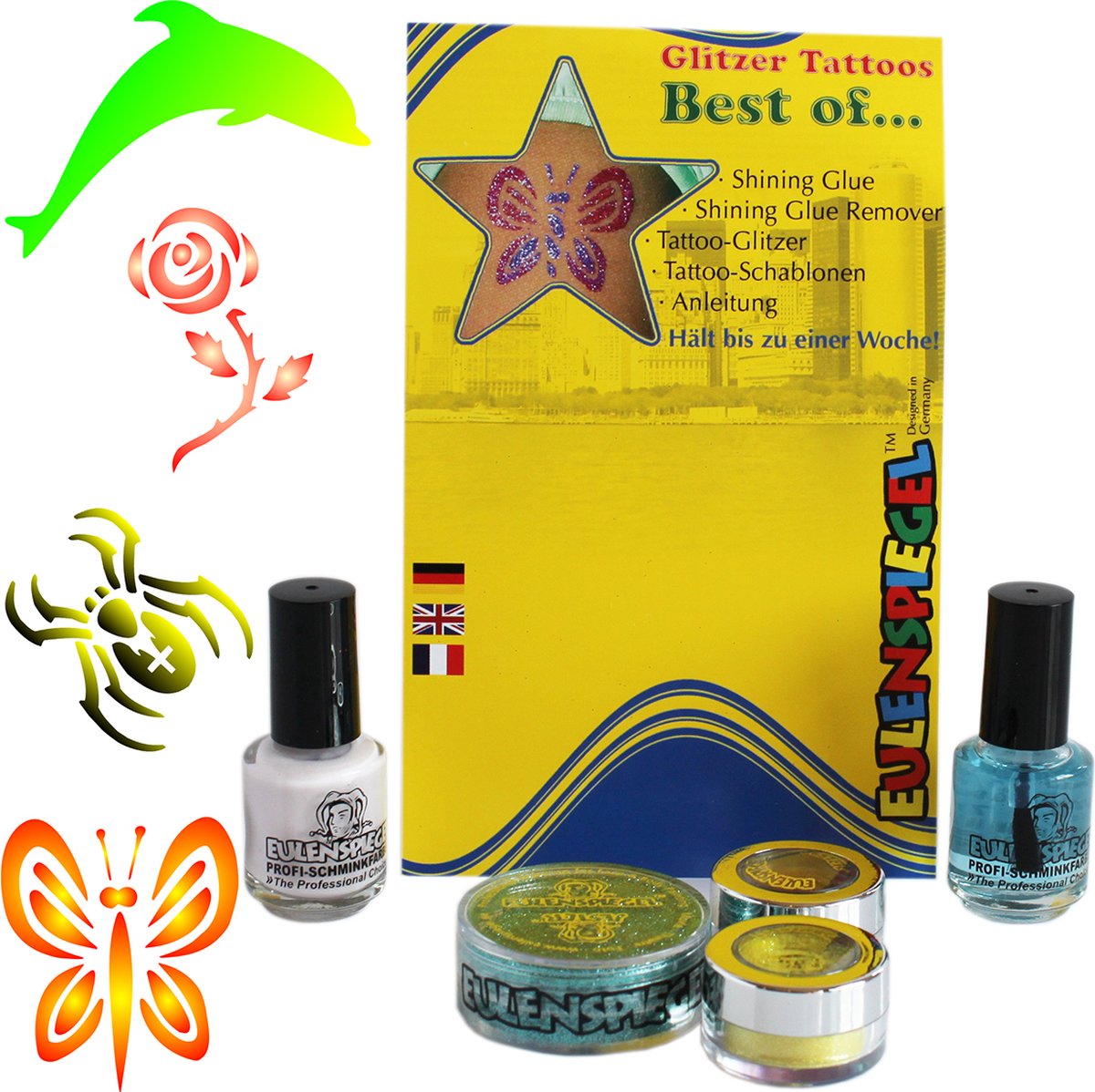 Eulenspiegel 730515, Meerkleurig, Kinderen & volwassenen, Elk geslacht, Multi, Liquid + Gel, 9 stuk(s)