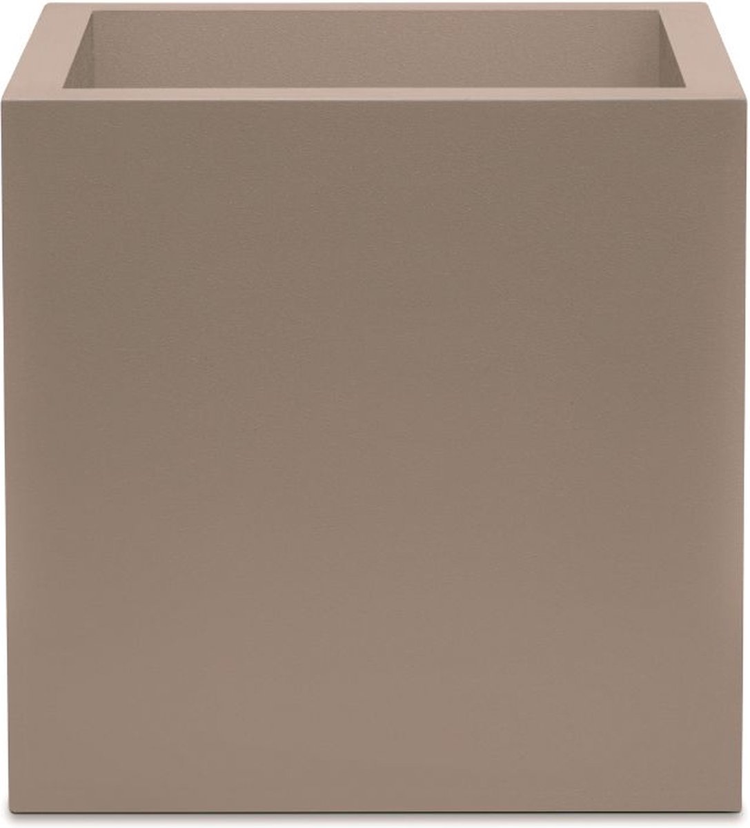 Plantenbak Vierkant - Cube Matte - 40x40x40 Taupe - Indoor en Outdoor