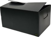 Ace Verpakkingen - RE-USE Move Bookbox - 1 stuk - 37L - 50KG Draagvermogen - Kunststof Verhuisdoos - Boekendoos - Herbruikbaar - Opbergdoos