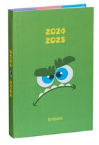 Brepols agenda 2024-2025 - MONSTERS - Dagoverzicht - Groen - 11.5 x 16.9 cm