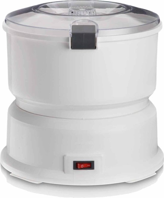 Elektrische Aardappelschiller - Snijmachine Groenten - Snel Groenten Bereiden - Automatische Schilfunctie - 1 kg Capaciteit - Wit — afbeelding 3