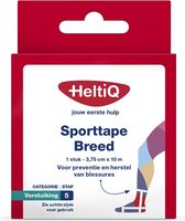 HeltiQ Sporttape Breed 3,75 cm x 10 m- 10 x 1 doosjes voordeelverpakking