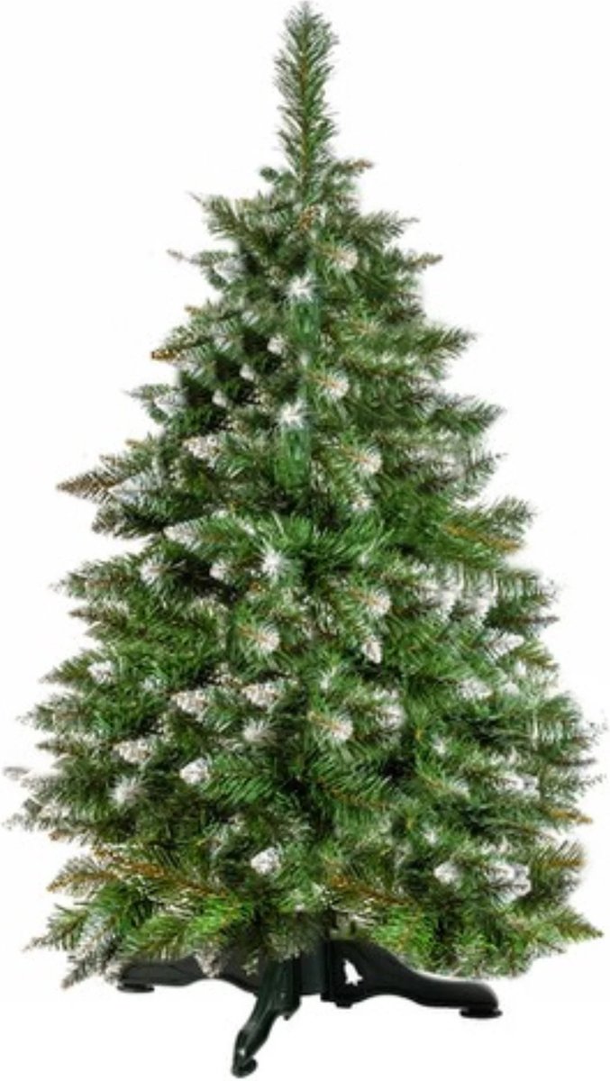 Kerstboom - Kunst kerstoom - 180cm - op natuurlijk stam - kunstkerstboom 180 cm – foto 4