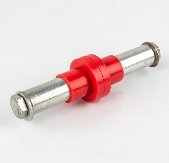 Tooltech As voor Kruiwagenwiel 128 mm x 74 mm x Ø 20 mm - Inclusief Stofkappen van Tooltech — afbeelding 3